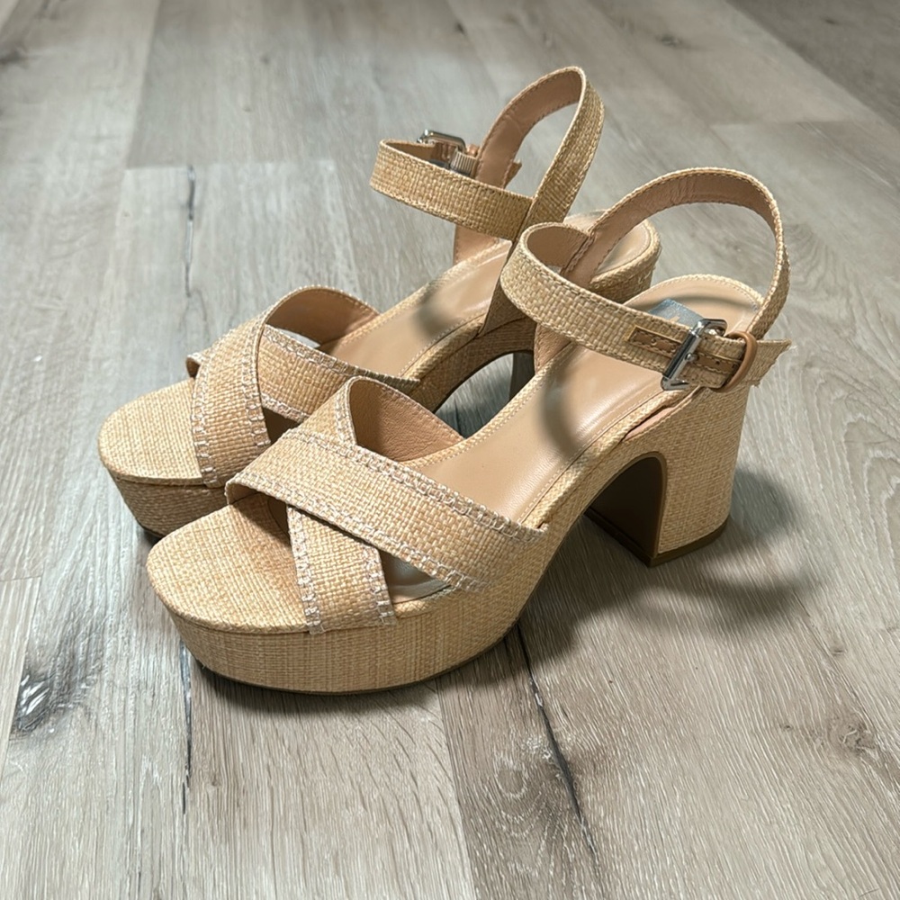 Dolce Vita heels, worn once. Size 9.